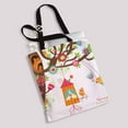 thumbnail image 2 of PKQWTM Spring Floral Birds Canvas Shoulder Bags Handbags Tote Bags Shopping Bag, 2 of 2