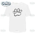 thumbnail image 1 of Camisetas con estampado de pata de gato para hombre ropa nueva en camisetas y camisetas de algodón para mujer Camiseta estampada Y2K ropa bonita y divertida, 1 of 7