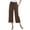 Chocolate, variant on Plus Size Sport-Knit Pull-On Capri Pants