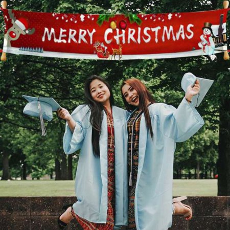 Merry Christmas Banner Large Xmas Sign Huge Xmas House Home Party