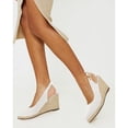 thumbnail image 3 of Womens Wedge Sandals Espadrilles Closed Toe Slingback Buckle Strap Comfortable Casual Summer Wedges Shoes, 3 of 3