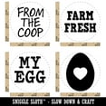 thumbnail image 2 of Egg From the Coop Heart Yolk Rubber Stamp Set for Scrapbooking Crafting Stamping - Small 3/4 Inch, 2 of 7