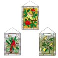 thumbnail image 3 of Advancent Colorido pájaros manchados Suncatcher ventana Panel pájaro colgante adornos colgante decoración del hogar Decoración del hogar No.1 Advancent HA041907-01, 3 of 6