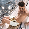 thumbnail image 2 of luoweisi Men's Beach Shorts Quick Dry Swim Trunks with Mesh Lining Giraffe S, 2 of 5