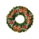 thumbnail image 2 of Ireezec Christmas Wreath with Bow Golden Balls Pinecones, Holiday Floral Door Hanging Decor for Indoor Outdoor Wall Window Decoration, Festive Seasonal Home Accent, 2 of 6