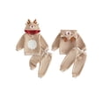 thumbnail image 4 of RUINIXCW Baby Christmas Outfits Long Sleeve Hoodie + Pants Set Reindeer Costume, 4 of 8