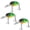 Color 1#, variant on NFTIGB 3PCS 2.36 inches / 6cm 0.17oz / 5g Diving Artificial Simulation Lifelike Fishing Lures 3D Eyes Crankbait Tackle Set for Bass Trout Walleye Freshwater Saltwater Multi-Species Angling Color 6#