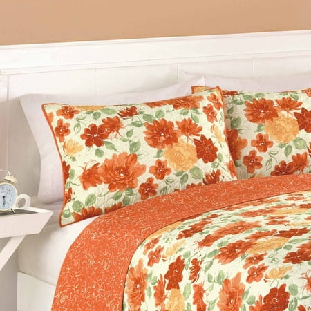 Better Homes&gardens Bhg Watercolor Floral Sham - Spice