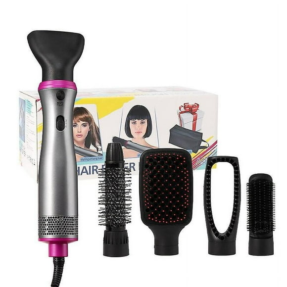 5 in 1 Hair Comb Electric Hair Dryer Brush Blow Dryer Curling Wand Detachable Brush Kit Negative Ion Hair Curler Curling Iron_Special Gift