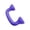 Purple, variant on Whisper Phone Acoustic Reading Tool for Language Fluency and Speech Training Classroom Aid, Green
