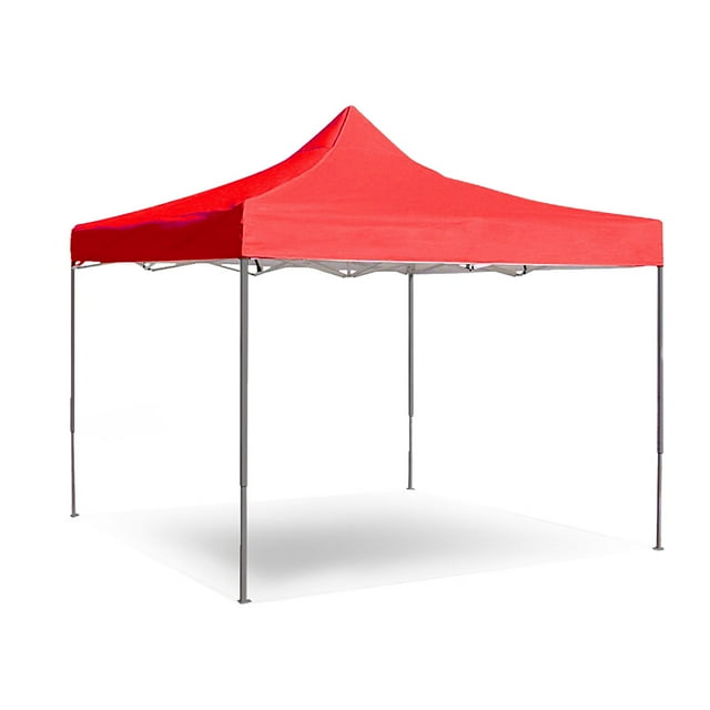 Toldo Plegable Vanlig 3m x 3m Rojo Reforzado Impermeable