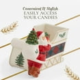 thumbnail image 6 of Spode Christmas Tree Santa Sleigh Candy Jar - 8-Inch Christmas Candy Storage Jar - Fine Dolomite Figural Santa Sleigh Candy Jar for Holiday Decor, Dessert Tables, Gift Displays, 6 of 7