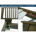 thumbnail image 5 of Acacia Kaylin Bed Frame with Headboard Solid Wood Platform Bed, Queen Size Bed Frame, Unique Design Contemporary Signature Wood Bed Compatible with All Mattresses, Non-Slip and Noise-Free, Mocha, 5 of 5