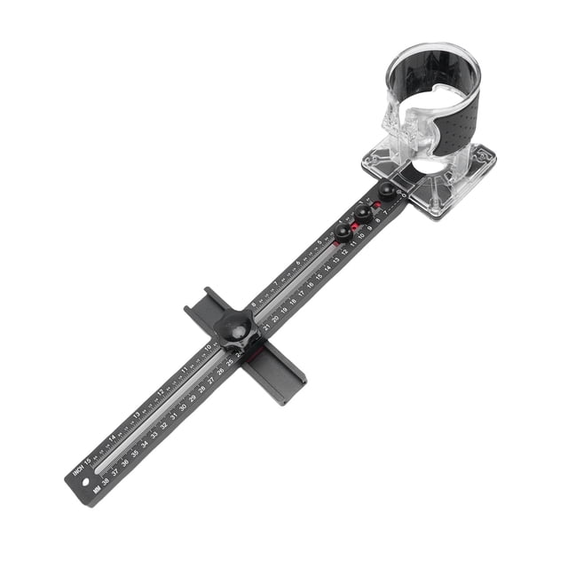 Router Milling Groove Bracket, Accurate Quick Positioning Router Circle Cutting Jig Multifunctional for Woodworking Project