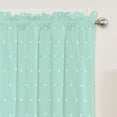 thumbnail image 3 of Eclipse Kids Super Star Blackout Rod Pocket Single Window Curtain Panel, Green, 42 x 84, 3 of 5