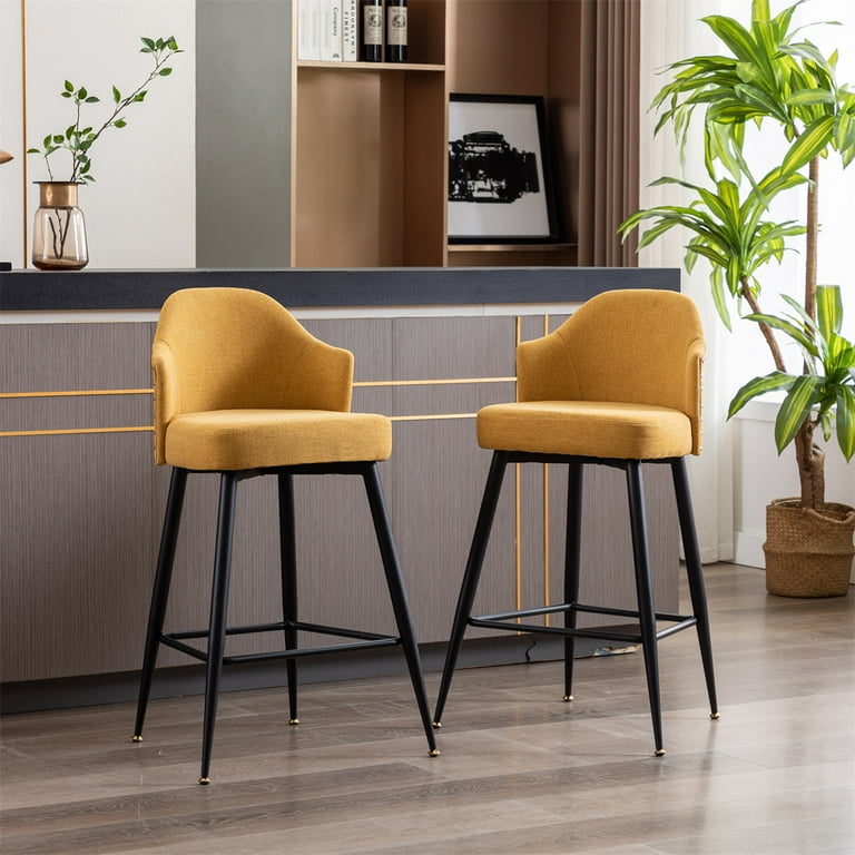 Ochre bar stools sale