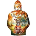 thumbnail image 2 of Hello Fall Pitbull Football Welcome Autumn with Leaves Pumpkins All Over Print 3D Hoodie Unisex Merch Hoodies Terrier Dog Lover - 00012, 2 of 6