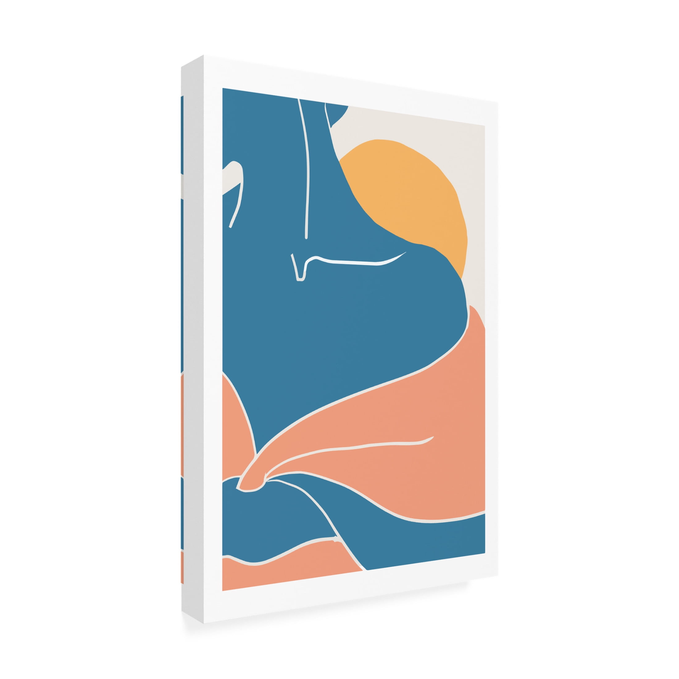 Pictufy Studio II 'Blue Shoulder' Canvas Art - 16 x 24 Inches