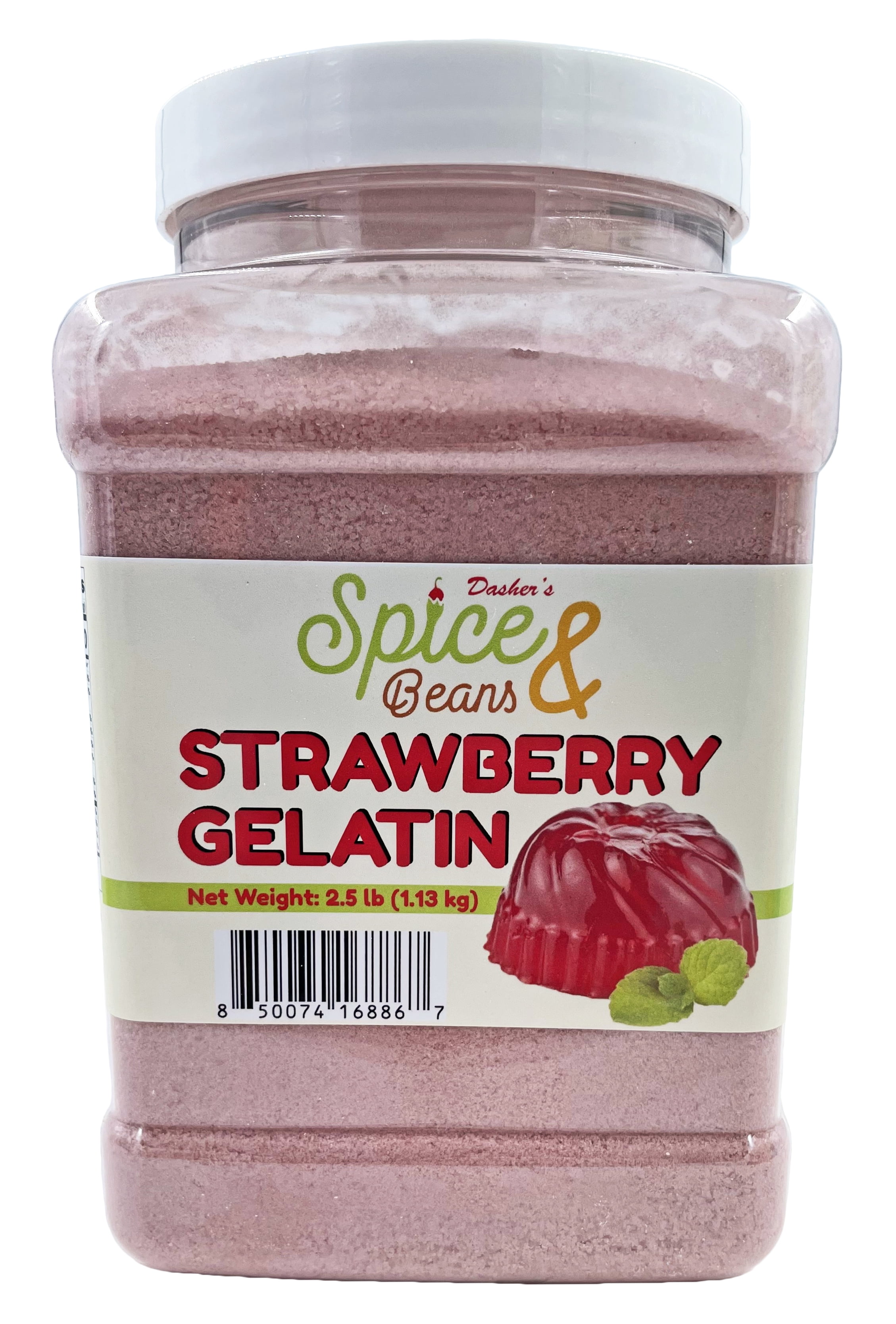 Gefen Strawberry Flavored Jello 3oz 4 Pack Fish Free & Meat Free