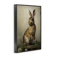 thumbnail image 4 of Stupell Industries Dark Rabbit Portrait Animals & Insects Painting Black Framed Art Print Wall Art, 12 x 18, 4 of 10