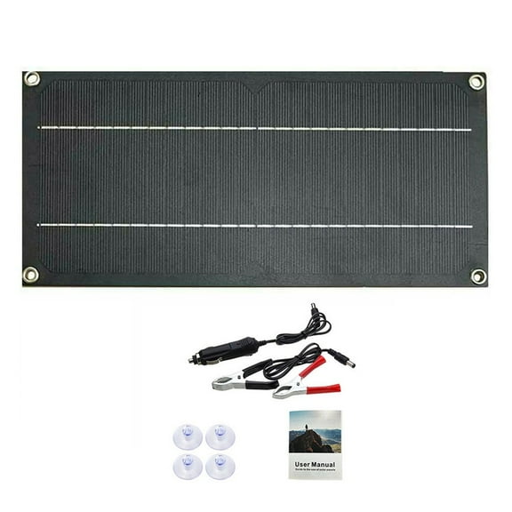 60W Solar Panel Kit 12V Trickle Battery Charger For Car Van Caravan Boat