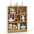thumbnail image 1 of Costway 7-Cube Bookcase for Kids 41" Wooden Toy Storage Organizer Freestanding Bookshelf Brown, 1 of 10