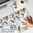 thumbnail image 4 of Long Mouse Pads for Desk,Multicolor Chevron Pattern Desk Mats on Top Of Desks, Desk Mouse Pad Extra Large with 3mm Non-Slip Base and Stitched Edge for Gaming,Office,Work,Home 31.5"x15.7", 4 of 6