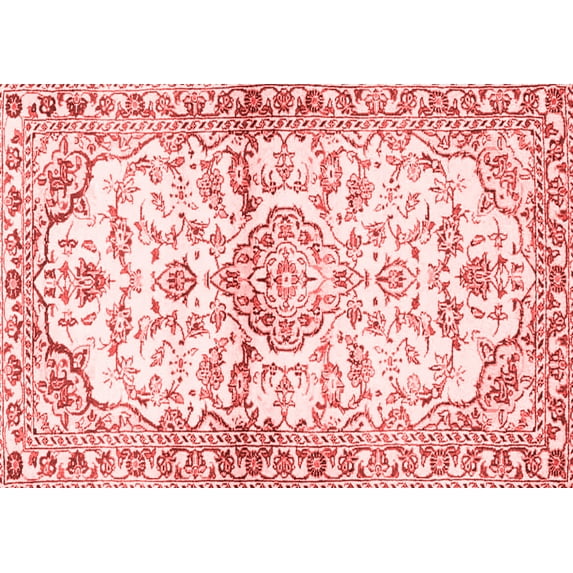 Ahgly Company Indoor Rectangle Persian Red Traditional Area Rugs, 2' x 5'