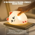 thumbnail image 4 of EIMELI Cat Lamp Cute Bedside Lamp Table Lamp Portable Silicone Colorful LED Nightlight Baby Night Light Super Cute Gifts for Kids, 4 of 7