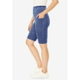 thumbnail image 3 of Woman Within Plus Size Stretch Cotton Pocket Bike Short, 3 of 3