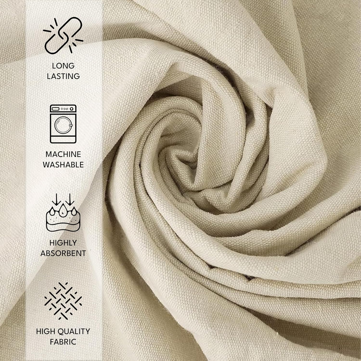Zuperia Canvas Drop Cloth 6 ft. x 9 ft., 2-Pack photo 3