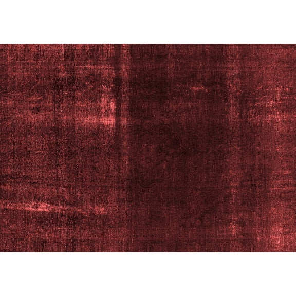 Ahgly Company Machine Washable Indoor Rectangle Persian Red Bohemian Area Rugs, 5' x 7'