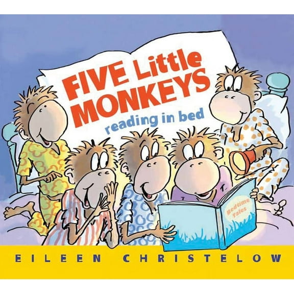 Five Little Monkeys Story Five Little Monkeys Reading in Bed, (Board Book)