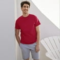 thumbnail image 6 of Gildan Mens Ultra Cotton T-Shirt, XL, Sand (Pack of 3) 3 Sand, 6 of 6