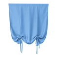 thumbnail image 2 of Home Textile Curtain Curtain For Bathroom Kitchen Adjustable Balloon Roman Curtains For Small Window Room Darkening Shades Drapes Panel Rod Pocket Purple,Blue Home Textile Curtain, 2 of 9
