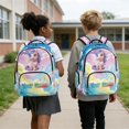thumbnail image 5 of Xixirimido Custom Name 17" School Backpack for Girls High School Book Bag Cute Backpack Lightweight Middle School Back Pack Daypack Elementary, Cartoon Horse Colorful Clouds Print, 5 of 8