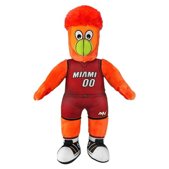 Bleacher Creatures Miami Heat Burnie 20" Jumbo Mascot Plush Figure (Statement Uniform)