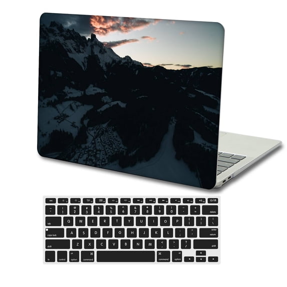 KSK KAISHEK Only for Old MacBook Pro 13" Case 2015/2014/2013/2012 Release Model A1502 or A1425, Plastic Hard Case Cover + Black Keyboard Cover, Sky Series 0960