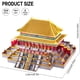 thumbnail image 4 of Piececool 3D Metal Model Kits-Hall Of Supreme Harmony-Famous Architecture Model Kits, DIY 3D Metal Puzzle For Adult-Great Gift Ideas-324 Pcs, 4 of 5