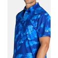thumbnail image 3 of Birdie Bound Men's & Big Men's Patterned Golf Polo Shirt, Sizes S-3XL, 3 of 5