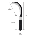 thumbnail image 6 of Zenport K310 Brush Clearing Sickle with 9-Inch Carbon Steel Blade and 9-Inch Aluminum Handle - Gardening/Landscaping Hand Sickle with Grip - 12 Pack, 6 of 6