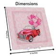 thumbnail image 5 of NEW Tridelix 5D Technology Valentines Day Love Truck Coaster Card with Stand 4 x 4 inches, 5D Floating Holographic Effect - By Tridelix, Gift for Girlfriend Wife Valentines Day Anniversary Christmas, 5 of 6
