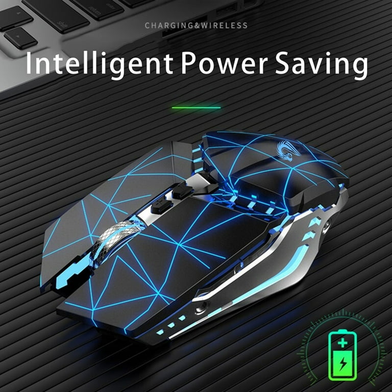 TENMOS Wireless Gaming Mouse Rechargeable Silent LED TENMOS Wireless Gaming Mouse Rechargeable Silent LED