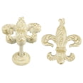thumbnail image 2 of Urbanest Medallion Curtain Holdback – Elegant Drapery Tieback, Farmhouse Drapery Hardware for Stylish Window Treatments, 2 Pieces, Gilded French White, 2 of 2