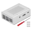 thumbnail image 2 of Caja de refrigeración del chasis, carcasa de disipación de calor, funda protectora informática para Raspberry Pi, caja de refrigeración de aleación de aluminio, uso conveniente, 2 of 8