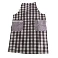 thumbnail image 3 of Delantal de chef con bolsillos, delantal de camarero, lavable y ajustable para mujer Café, 3 of 9