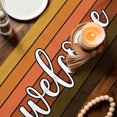 thumbnail image 3 of Table Runners 72 Inches Long Dress Scarves, Orange Gradient Wooden Plank Farmhouse Kitchen/Dining Table Decor Table Runner, Coffee Tablerunners, Farmhouse Country Wood Grain 13x72 Inch, 3 of 9
