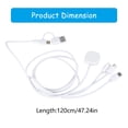 thumbnail image 5 of WE-POLUJ 4 in 1 USB C Charger Multi Charging Cable for Electronic Gadgets,Multiports Power Cable Watch Charger Electronic Charger, 5 of 12