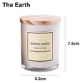 thumbnail image 2 of Vela de cera de soja natural perfumada, cubierta de madera y cristal blanco, 3,5 oz, 20-22 horas de combustión limpia, 2 of 5