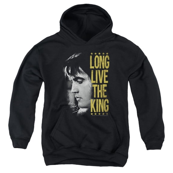 Elvis Presley - Long Live The King - Youth Hooded Sweatshirt - Large